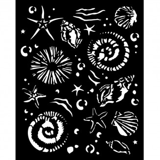 Stamperia Χονδρό Στένσιλ 0,5mm 20x25cm Silent Sea starfish