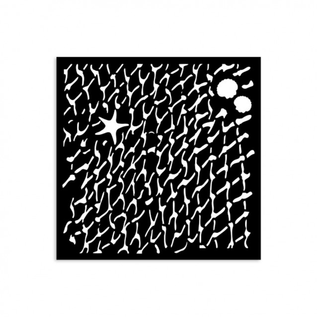 Stamperia Χονδρό Στένσιλ 0,5mm 12X12cm Silent Sea net