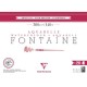 Clairefontaine Μπλοκ Ακουαρέλας Κολλητό Fontaine 20 Φύλλων 23x31cm Cold Pressed (Λεπτόκοκκο) 300gr 100% από Βαμβάκι