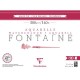 Clairefontaine Μπλοκ Ακουαρέλας Κολλητό Fontaine 20 Φύλλων 31x41cm Cold Pressed (Λεπτόκοκκο) 300gr 100% από Βαμβάκι