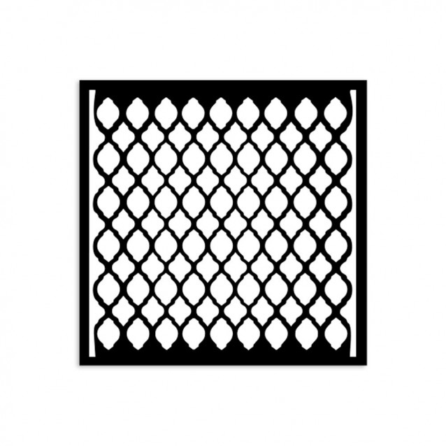 Stamperia Χονδρό Στένσιλ 0,5mm 12X12cm Timeless Net Texture