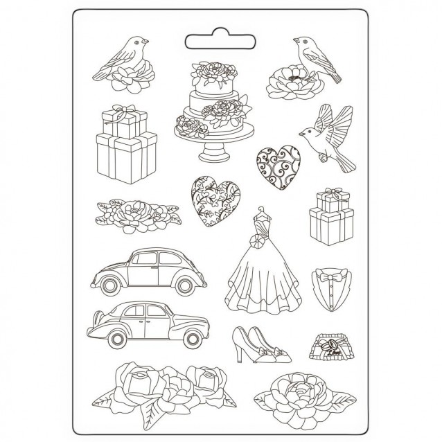 Stamperia Φόρμα Πηλού A4 Timeless