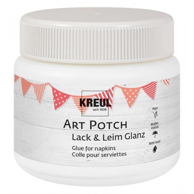 Kreul 150ml Art Potch Κόλλα και Βερνίκι Decoupage Γυαλιστερό