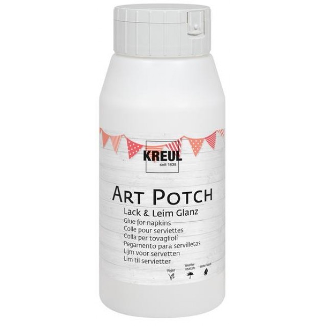 Kreul 750ml Art Potch Κόλλα και Βερνίκι Decoupage Γυαλιστερό