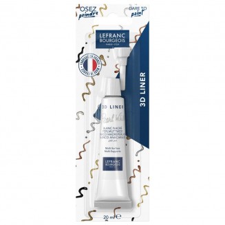 Lefranc & Bourgeois 20ml 3D Περίγραμμα Λευκό Περλέ