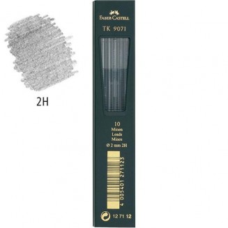Faber Castell 10 Μύτες για Μηχανικό Μολύβι 2mm 2Η
