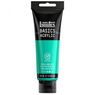 Liquitex Basics 118ml Acrylic 339 Metallic Aqua Green