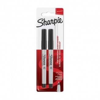 Sharpie 2 Μαρκαδόροι Διαρκείας Ultra Fine