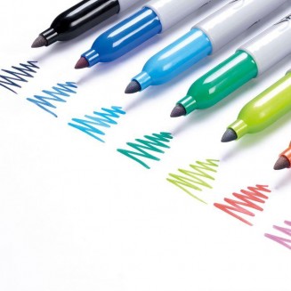 Sharpie 4 Μαρκαδόροι Διαρκείας Fine