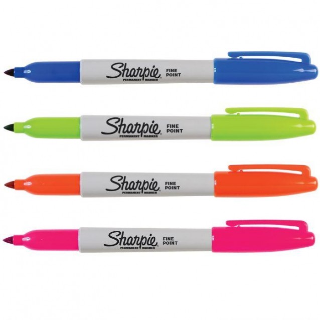 Sharpie 4 Μαρκαδόροι Διαρκείας Fine Fun