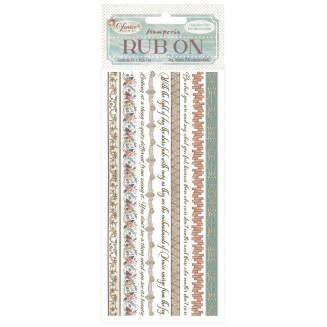 Stamperia Χαλκομανίες RubOn 10x21,6cm Venice City of Art Stripes