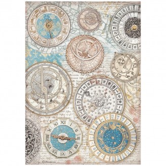Stamperia Ριζόχαρτο Decoupage A4 (21x29,7cm) Venice City of Art Zodiac