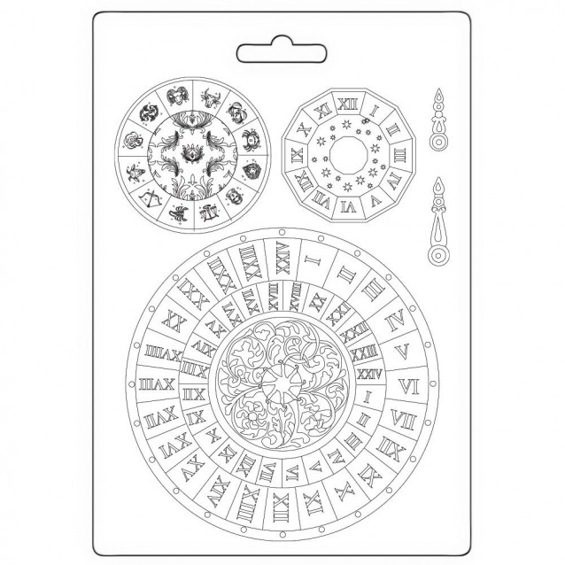 Stamperia Φόρμα Πηλού A5 Venice City of Art Clocks