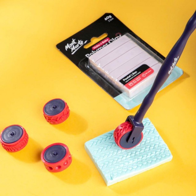 Mont Marte Ροδάκι Διαμόρφωσης Πηλού σε 4 Σχέδια