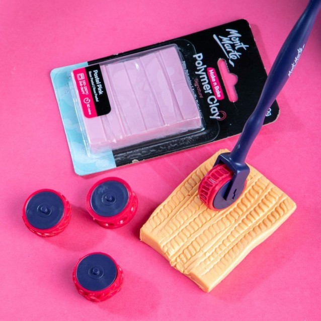 Mont Marte Ροδάκι Διαμόρφωσης Πηλού σε 4 Σχέδια