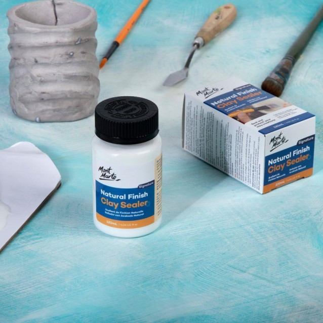 Mont Marte 120ml Ματ Σφραγιστικό Βερνίκι Πηλού