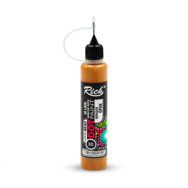 Rich 40ml 3D Dot Paint Venice Yellow