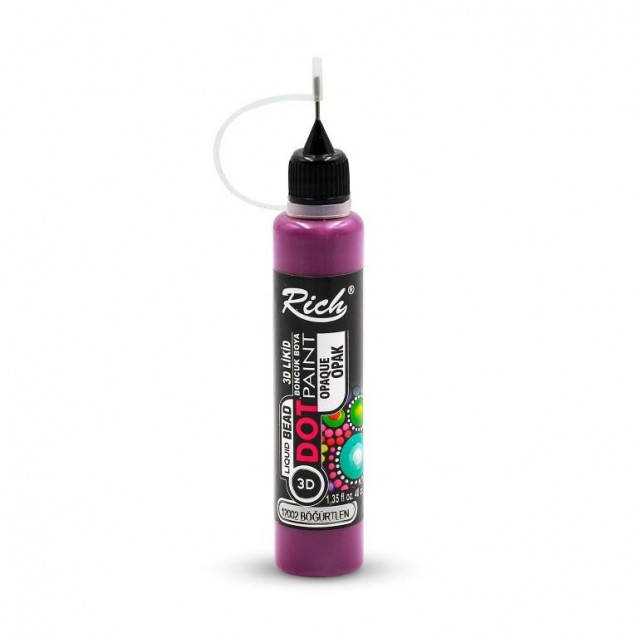 Rich 40ml 3D Dot Paint Blackberry