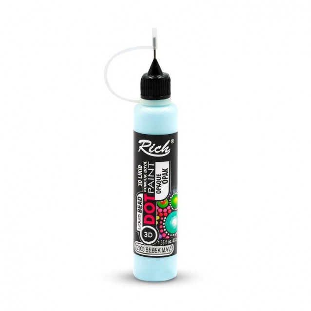 Rich 40ml 3D Dot Paint Baby Blue