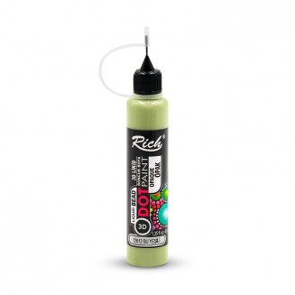 Rich 40ml 3D Dot Paint Water Green