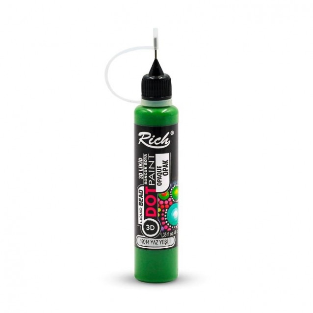 Rich 40ml 3D Dot Paint Summer Green