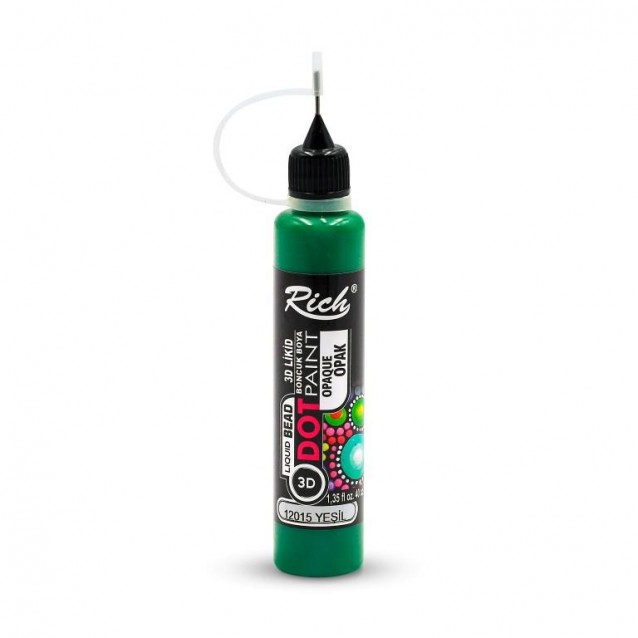 Rich 40ml 3D Dot Paint Green