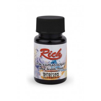 Rich 50ml Χρώμα Υφάσματος Black