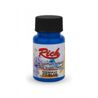 Rich 50ml Χρώμα Υφάσματος Blue