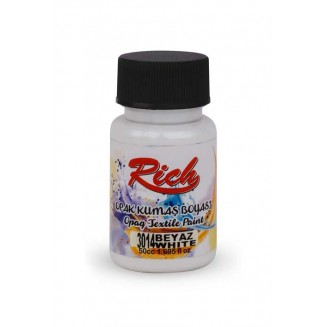 Rich 50ml Χρώμα Υφάσματος White