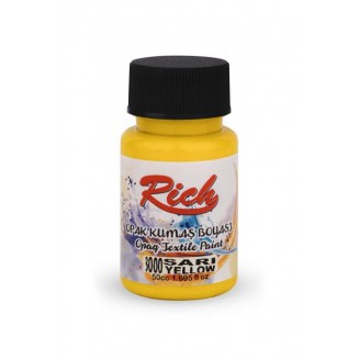 Rich 50ml Χρώμα Υφάσματος Yellow