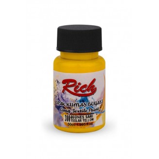 Rich 50ml Χρώμα Υφάσματος Sun Yellow