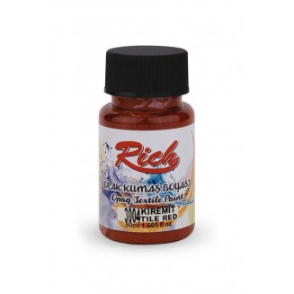 Rich 50ml Χρώμα Υφάσματος Tile Red