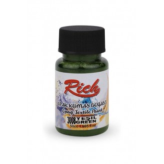 Rich 50ml Χρώμα Υφάσματος Green
