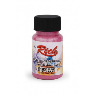 Rich 50ml Χρώμα Υφάσματος Pink