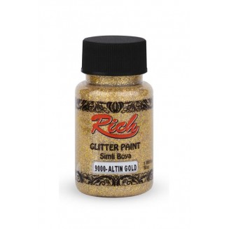 Rich 50ml Χρώμα Glitter Διαφανές 1910 Gold