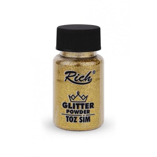 Rich 50ml Σκόνη Glitter 1932 Gold