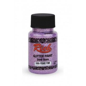 Rich 50ml Χρώμα Glitter Διαφανές 4453 Pink