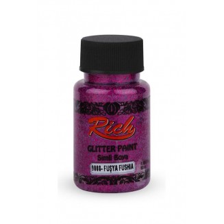 Rich 50ml Χρώμα Glitter Διαφανές 4454 Fuchsia