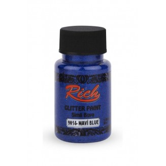Rich 50ml Χρώμα Glitter Διαφανές 4457 Blue