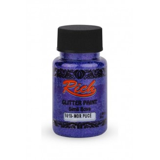 Rich 50ml Χρώμα Glitter Διαφανές 4459 Puce