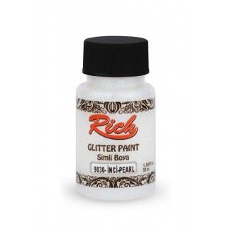 Rich 50ml Χρώμα Glitter Διαφανές 4465 Pearl
