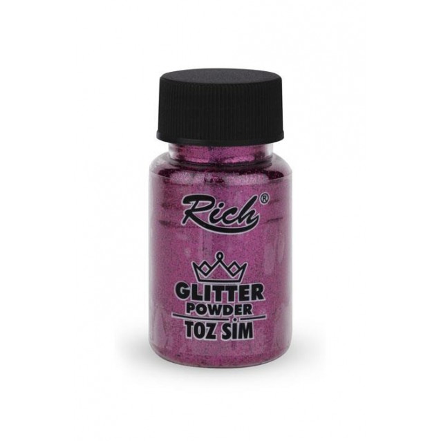 Rich 50ml Σκόνη Glitter 4598 Fuchsia