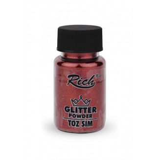 Rich 50ml Σκόνη Glitter 4599 Red