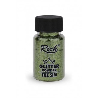 Rich 50ml Σκόνη Glitter 4600 Leaf Green