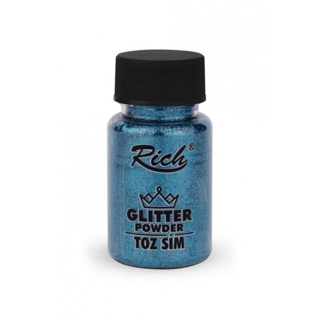 Rich 50ml Σκόνη Glitter 4604 Turquoise
