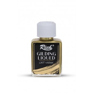 Rich 75ml Μεταλλικό Χρώμα Επιχρύσωσης 9676 Gold