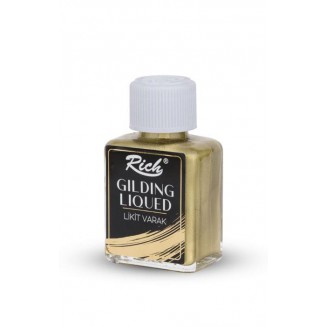 Rich 75ml Μεταλλικό Χρώμα Επιχρύσωσης 9676 Gold