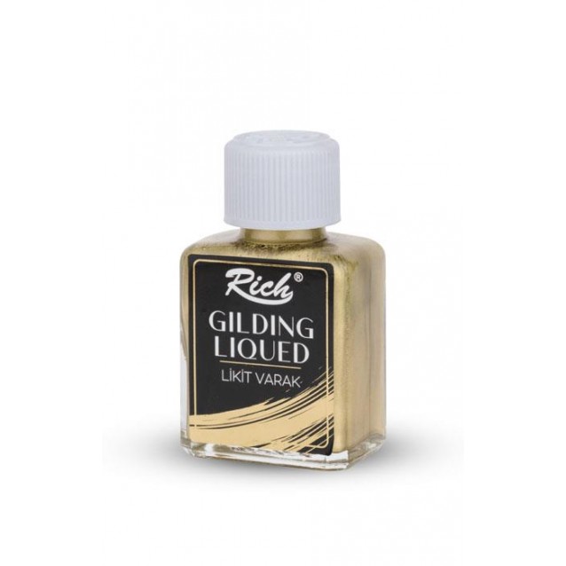 Rich 75ml Μεταλλικό Χρώμα Επιχρύσωσης 9677 Antique Gold