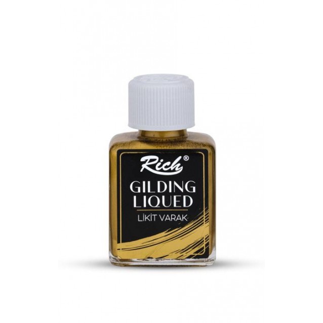 Rich 75ml Μεταλλικό Χρώμα Επιχρύσωσης 9678 Maya Gold