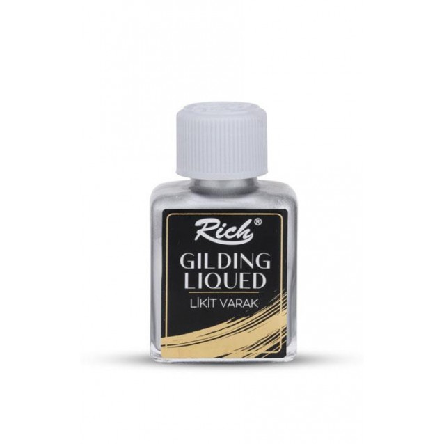 Rich 75ml Μεταλλικό Χρώμα Επιχρύσωσης 9679 Silver